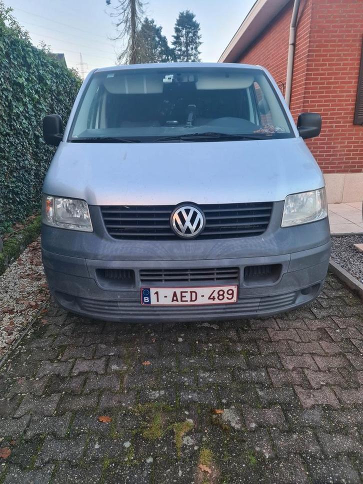 Vw transporter 1.9tdi dubbel cabine gekeurd vvk, Auto's, Bestelwagens en Lichte vracht, Particulier, ABS, Airbags, Android Auto