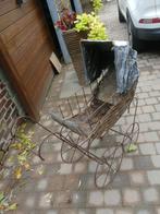 Smeedijzeren kinderwagen voor planten, Tuin en Terras, Bloembakken en Plantenbakken, Ophalen, Gebruikt