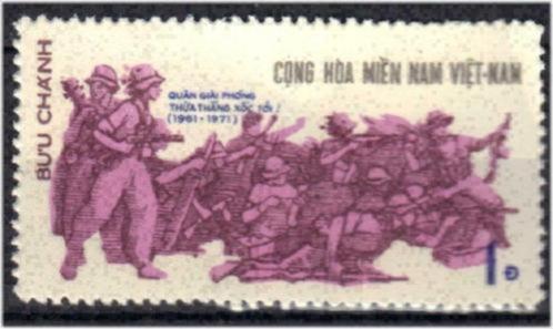 Vietcong R.G. 1971 - Yvert 16 - Vrijheidstrijders (ZG), Timbres & Monnaies, Timbres | Asie, Non oblitéré, Envoi
