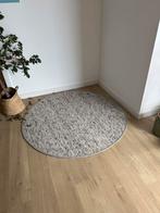 Rond tapijt Ø140 cm in gemêleerde beige tint, Ophalen, Zo goed als nieuw, Beige, Tapijt