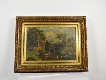 Landschapsschilderij “Écluse de Consolation” beschikbaar voor biedingen