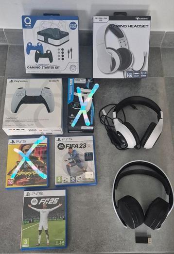 PlayStation 5-games en accessoires beschikbaar voor biedingen