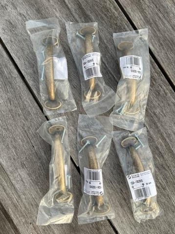 6 handgrepen bronskleur beschikbaar voor biedingen