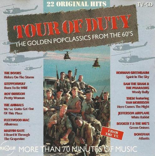 CD * TOUR OF DUTY Vol. 1 - THE GOLDEN CLASSICS FROM THE 60's, Cd's en Dvd's, Cd's | Pop, Zo goed als nieuw, 1960 tot 1980, Ophalen of Verzenden