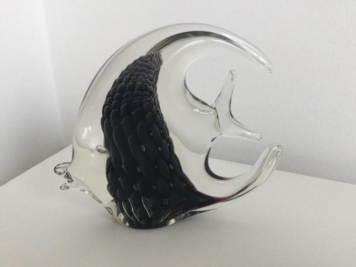 Glazen vis in „Marcolin Fumato smoke” -stijl (Zweden), Antiek en Kunst, Antiek | Glaswerk en Kristal, Ophalen