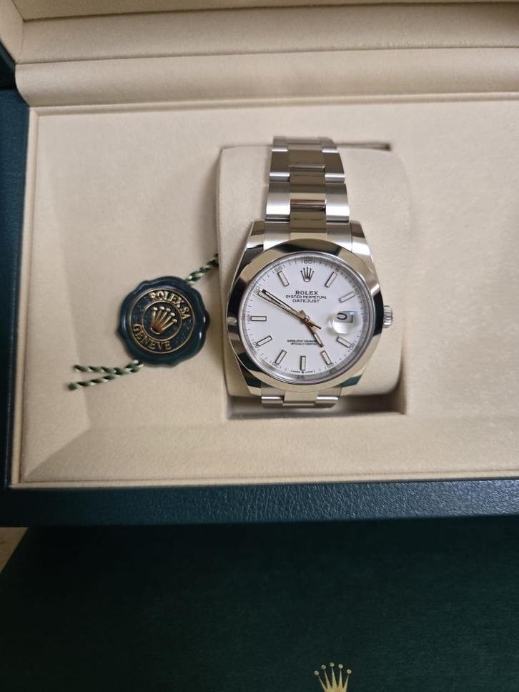 Rolex Datejust 41, Handtassen en Accessoires, Horloges | Heren, Nieuw, Polshorloge, Rolex, Staal, Staal, Ophalen