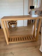 Eikenhouten console 120x36x h100cm, Huis en Inrichting, Ophalen, Gebruikt, 100 tot 150 cm, Eikenhout