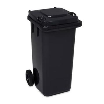 Afvalemmer met wielen van massief rubber | 120 L | Nieuw beschikbaar voor biedingen