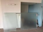 Schuifdeur in glas 247hoog op 150 breed, Doe-het-zelf en Bouw, Raamkozijnen en Schuifdeuren, Ophalen