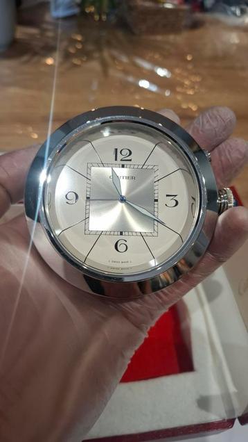 Cartier Pasha 3090 tafelklok *nieuw* beschikbaar voor biedingen