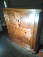 Massief eiken Dressoir, barkast, Huis en Inrichting, Ophalen of Verzenden, Zo goed als nieuw