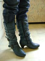 TREND ONE - blauwe laarzen - mt 42 - goede staat, Kleding | Dames, Schoenen, Hoge laarzen, Blauw, Ophalen of Verzenden, Trend One