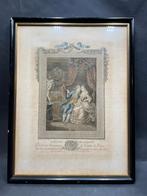 Antiek 18e eeuws Franse gravure, Ophalen