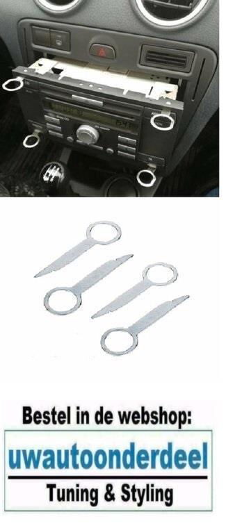 Radio Cd Demontage Tool Gereedschap Aux Ford Focus, Auto diversen, Tuning en Styling, Verzenden