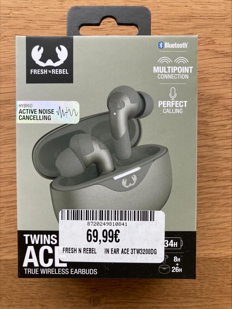 Fresh & Rebel - wireless earbuds - in ear ACE, TV, Hi-fi & Vidéo, Casques audio, Enlèvement, Neuf, Autres marques