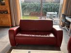 Leren 2,5-zit en 2-zit, Huis en Inrichting, Zetels | Zetels, Ophalen, Gebruikt, 150 tot 200 cm, Tweepersoons