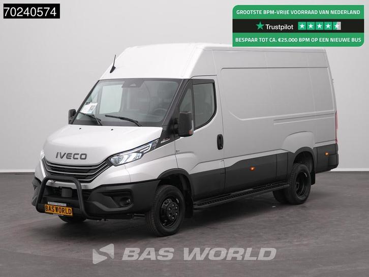 Iveco Daily 35C18 BPM VRIJ! 3.0L Black Edition Automaat 180P, Auto's, Bestelwagens en Lichte vracht, Bedrijf, Te koop, Achteruitrijcamera