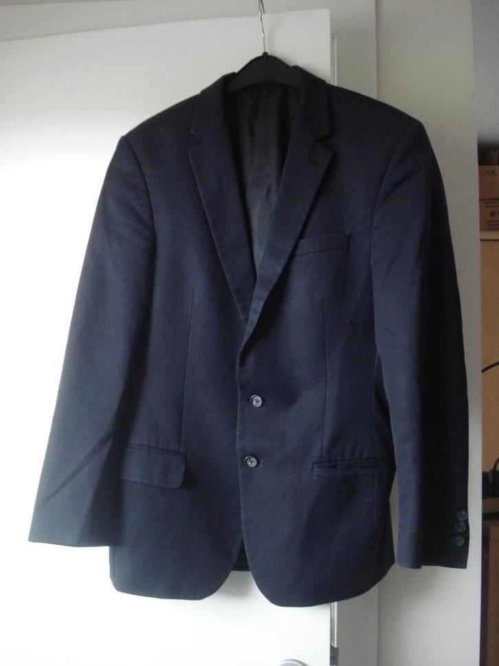 Greiff blauwe blazer, heren/jongens. mt 46, Kleding | Heren, Kostuums en vesten, Gedragen, Maat 46 (S) of kleiner, Blauw, Ophalen of Verzenden