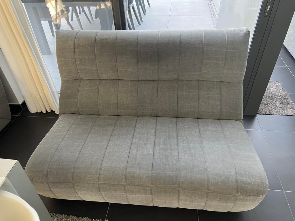 Canapé tissu, Maison & Meubles, 100 cm, Gris, Enlèvement, Utilisé