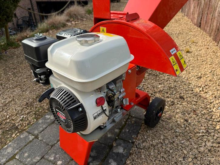 Caravaggi BIO 55 hakselaar, Tuin en Terras, Hakselaars, Gebruikt, Benzine, Met opvangbak, Ophalen