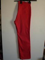 Rode dames stretch broek van toni, maat 40, Ophalen of Verzenden, Zo goed als nieuw, Maat 38/40 (M)