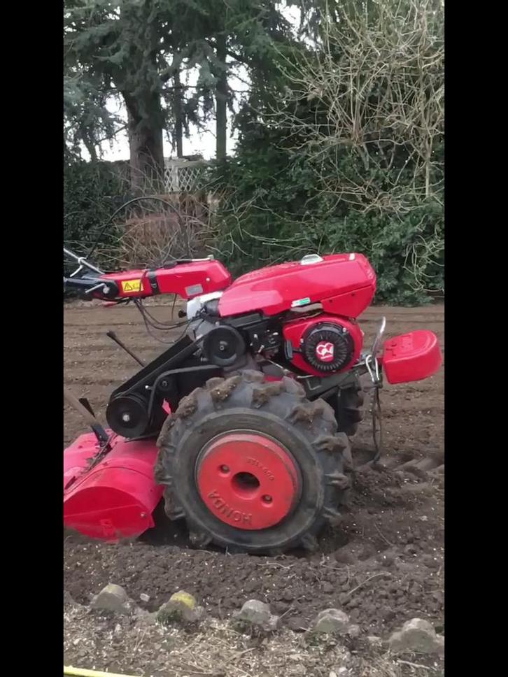 Motoculteur Honda avec charrue et fraises - Excellent état, Divers, Divers Autre, Comme neuf, Enlèvement ou Envoi