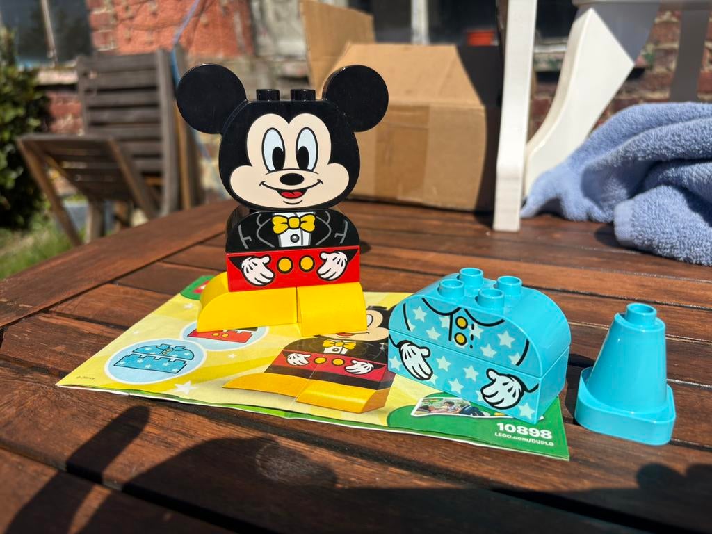 Duplo 10898 Mijn eerste Mickey Mouse, Kinderen en Baby's, Speelgoed | Duplo en Lego, Ophalen of Verzenden, Zo goed als nieuw, Compleet