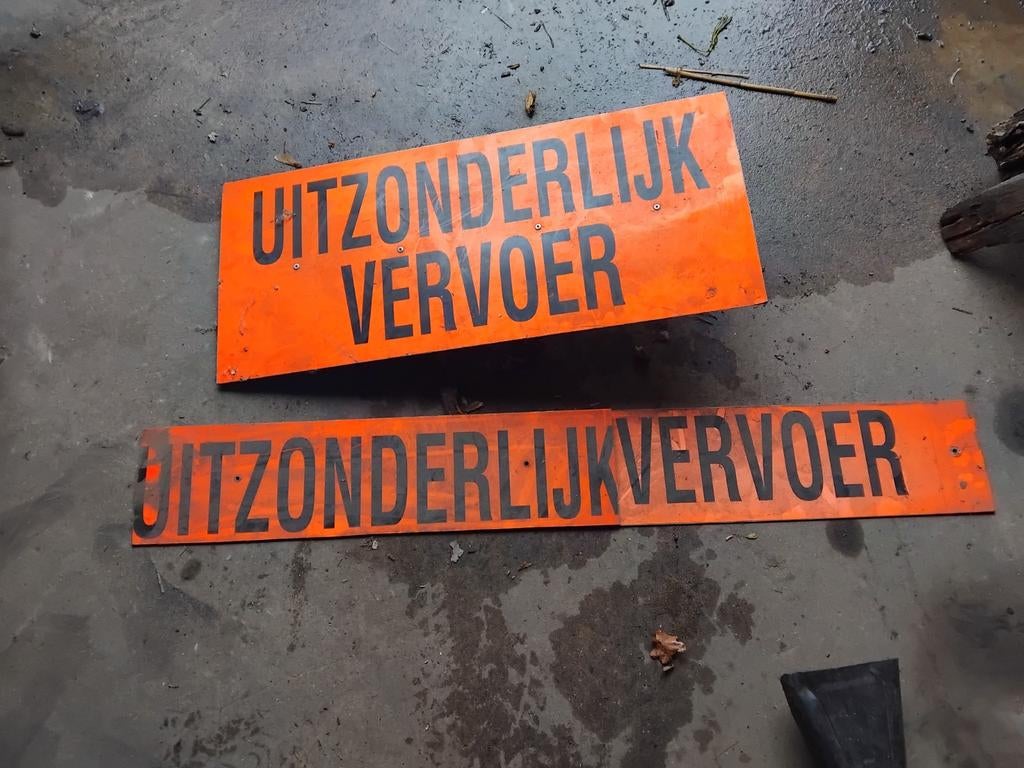 Uitzonderlijk vervoer platen, Ophalen