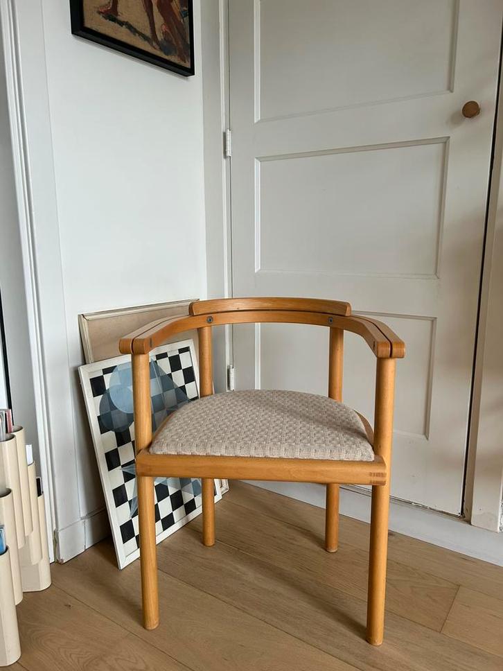 Set vintage design stoelen, Huis en Inrichting, Stoelen, Zo goed als nieuw, Hout, Ophalen