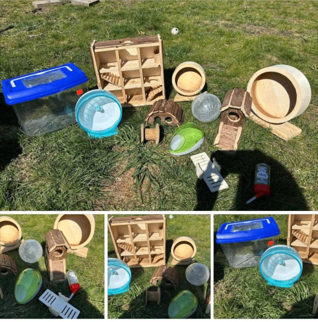 Hamster spullen, Ophalen, Gebruikt