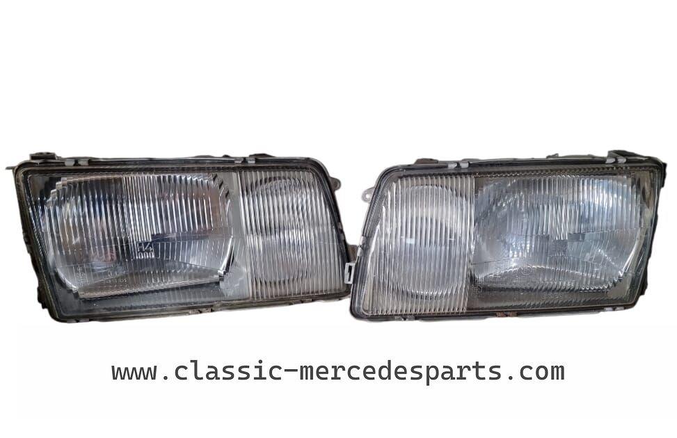 Koplampen Mercedes W126 Bosch links en rechts, Auto-onderdelen, Verlichting, Mercedes-Benz, Gebruikt, Ophalen of Verzenden
