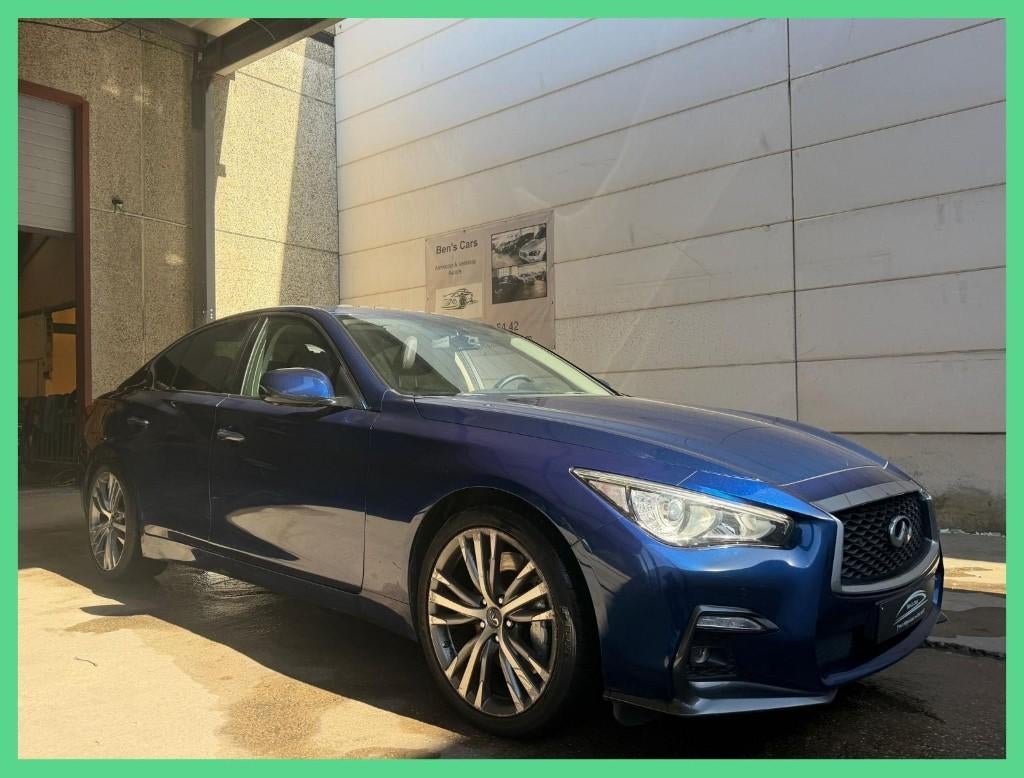 Infinity Q50S 3.5 Hybride V6 Fase 2 Facelift 364 PK, Auto's, Infiniti, Bedrijf, Te koop, Q50, 360° camera, ABS, Achteruitrijcamera