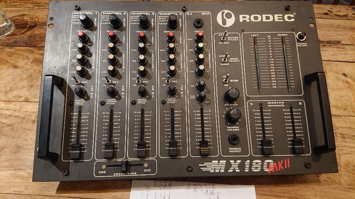 Rodec Mx180 MK2, Musique & Instruments, Tables de mixage, Comme neuf, Enlèvement ou Envoi