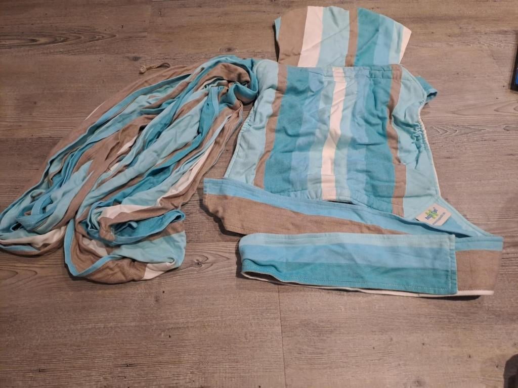 Hoppediz Hop-tye draagdoek, babydrager, Kinderen en Baby's, Ophalen, Zo goed als nieuw, Draagdoek, Overige merken