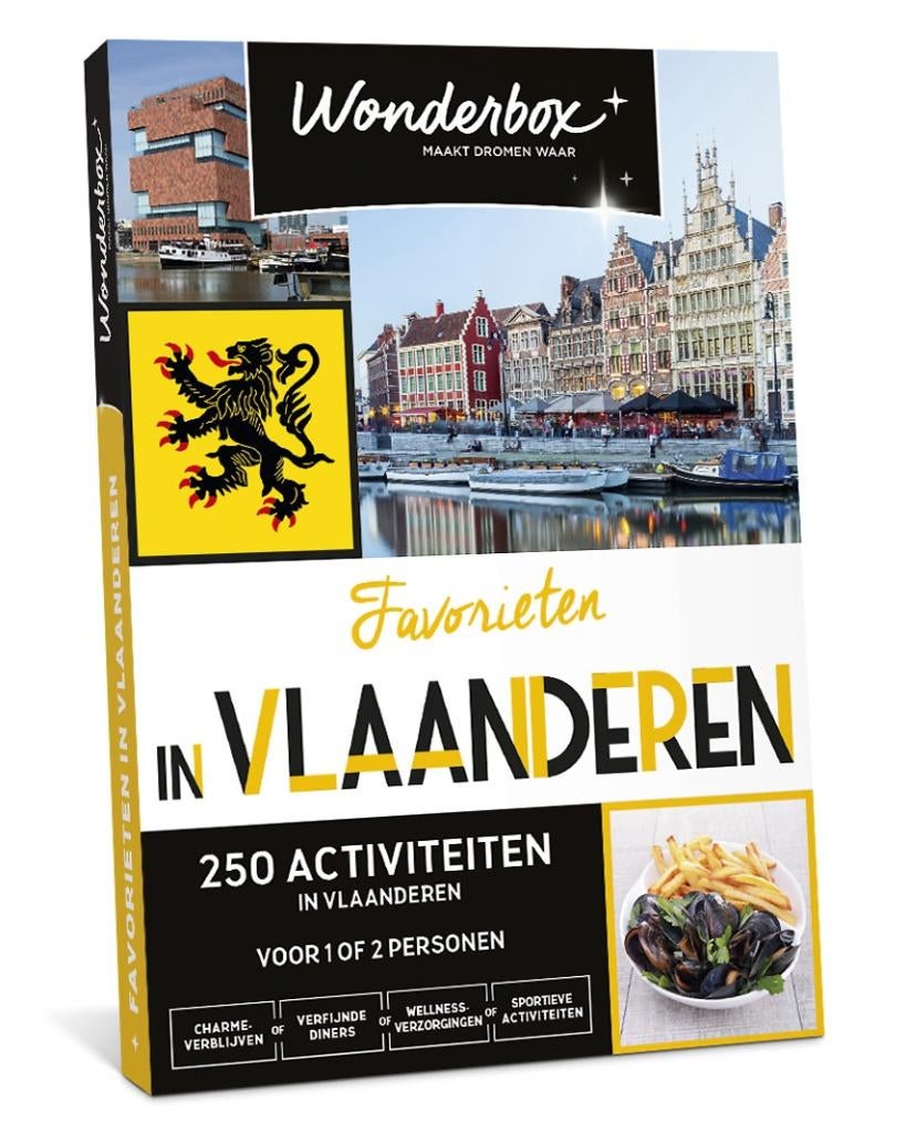 wonderbox favorieten in vlaanderen , etentjes,wellness, Tickets en Kaartjes, Kortingen en Cadeaubonnen