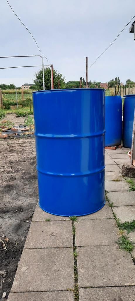 Tonneaux Tôle 200l, Jardin & Terrasse, Enlèvement