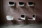 Set van 6 Space Age stoelen Gerd Lange design West-Duitsland, Ophalen, Gebruikt, Wit, Vintage