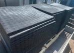 90 vierkante meter Rubberen Tegels 1m x 1m ,4,5cm, Ophalen, Gebruikt