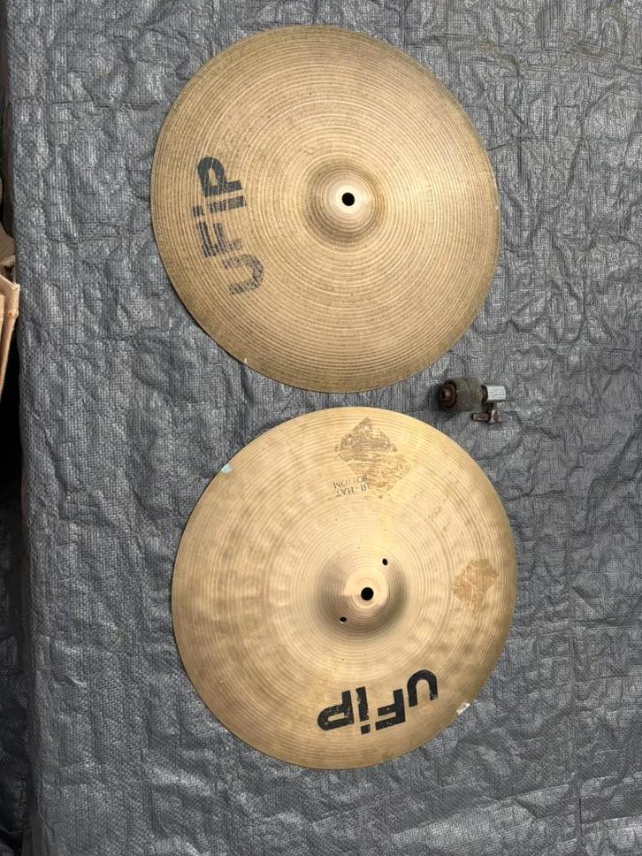 drumstel fibes + 4 cymbalen, Muziek en Instrumenten, Drumstellen en Slagwerk, Gebruikt, Overige merken, Ophalen