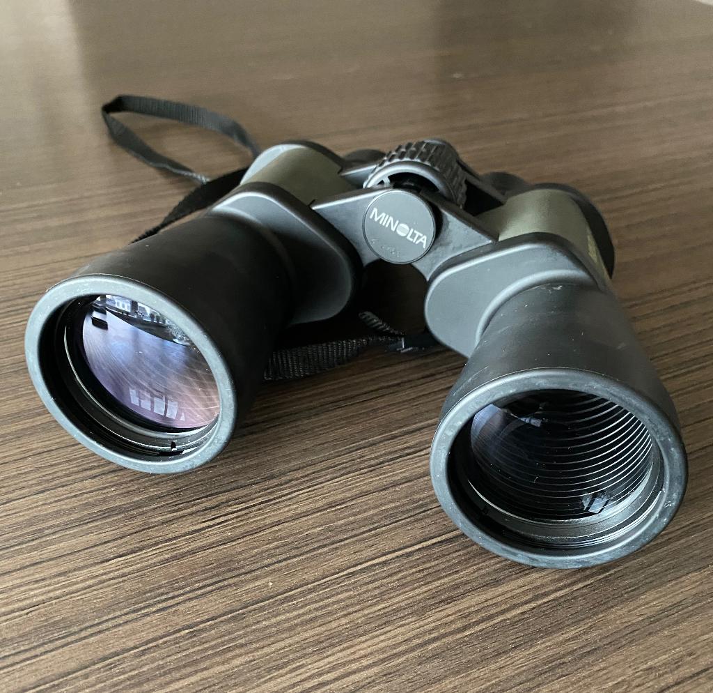 Verrekijker MINOLTA 10x50w, Ophalen of Verzenden, Gebruikt, Overige typen, Met hoes of tas