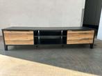 Tv meubel, Huis en Inrichting, Kasten |Televisiemeubels, Ophalen, Minder dan 50 cm, Gebruikt, Hout & zwart