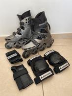 Rollers in line - Patins à roulettes, 40 + protections, Sport en Fitness, Skeelers, Ophalen, Inline skates 4 wielen, Verstelbaar