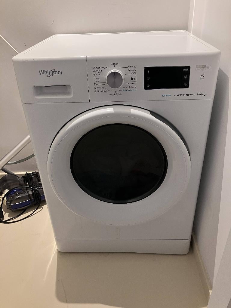 Machine laver/secher Whirlpool, 6 à 8 kg, Enlèvement, Comme neuf, 85 à 90 cm