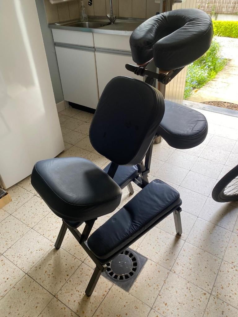 massagestoel, Sports & Fitness, Produits de massage, Enlèvement, Utilisé, Chaise de massage ou Coussin