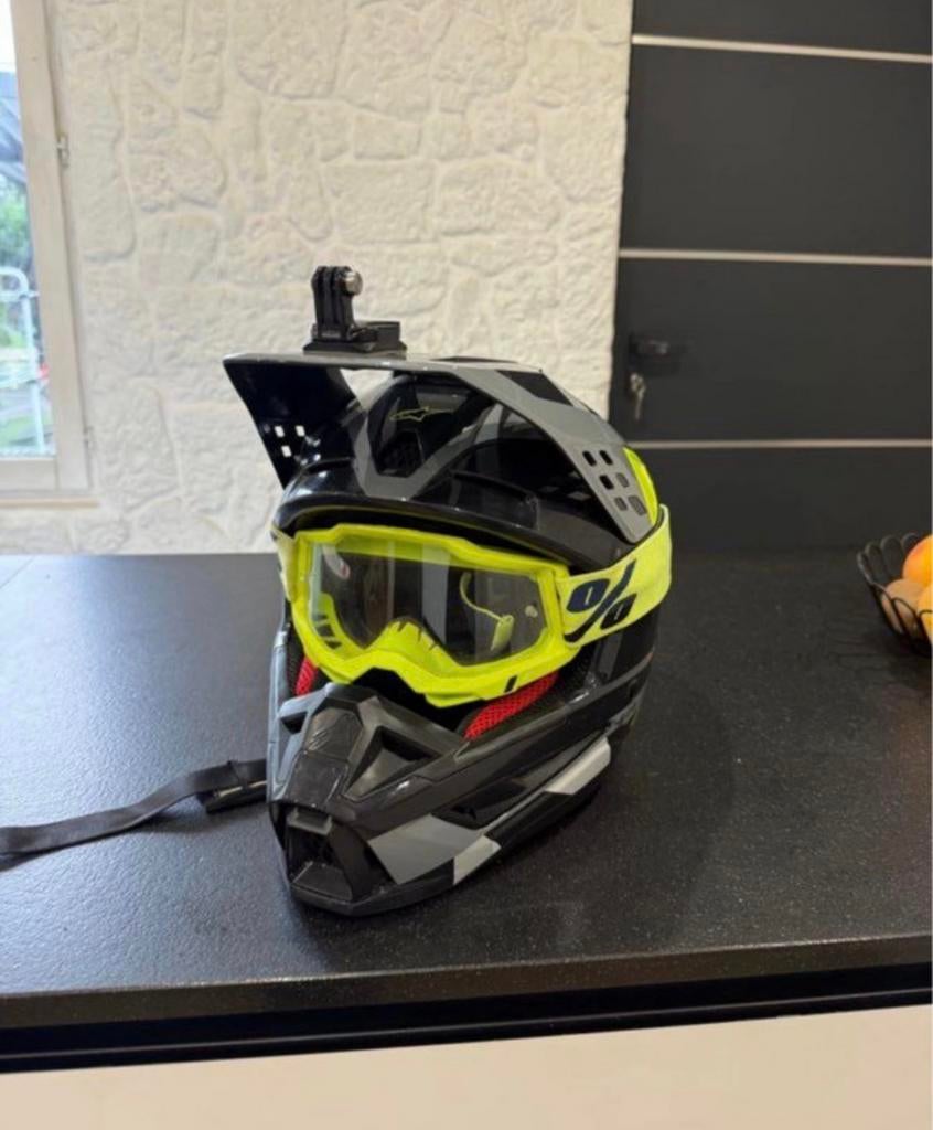 Casque moto cross Alpinestars, Motos, Autres marques, Femmes, Casque off road, Enlèvement