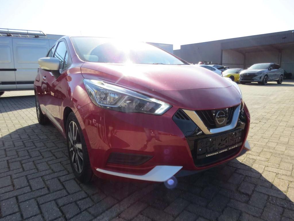 Nissan Micra Micra 0.9 IG-T N-Connecta (bj 2018), Gebruikt, 899 cc, 66 kW, Rood