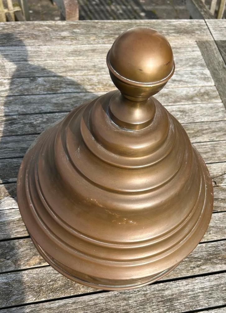 Couvercle de chariot à glace en cuivre antique (cloche) ., Antiquités & Art, Antiquités | Bronze & Cuivre, Cuivre, Enlèvement