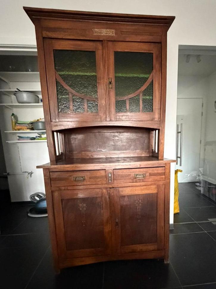 Vitrine en bois, Maison & Meubles, Armoires | Vitrines, Utilisé, Enlèvement