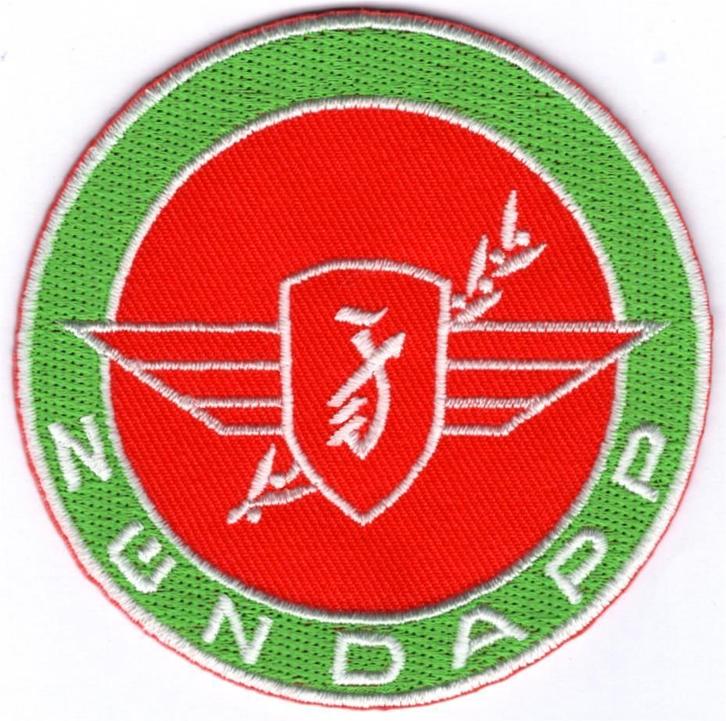 Zundapp stoffen opstrijk patch embleem #2, Motoren, Accessoires | Overige, Nieuw, Verzenden