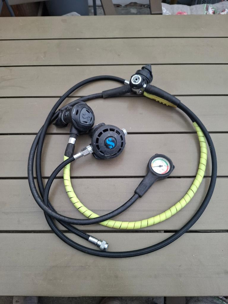 set van 3 complete ontspanner (scubapro MK11...) + parts, Watersport en Boten, Duiken, Ophalen, Gebruikt, Overige typen